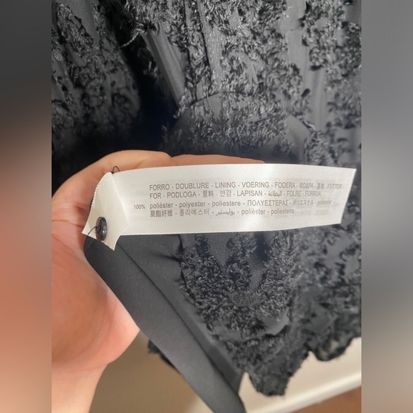 Zara Textured Shift Lace Look Mini Dress - Picture 13 of 13